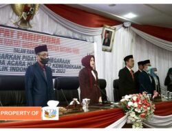 Wabup Bakhtiar Hadiri Rapat Paripurna HUT RI Ke-77 Mendengarkan Pidato Presiden