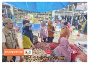 Kadis Tanaman Pangan Holikultura dan Peternakan Sidak Ke Pasar Lematang Harga Cabai Masih Stabil