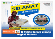 Siswi SMAN 9 Kota Bekasi Raih Juara II Pidato Bahasa Jepang Tingkat Nasional