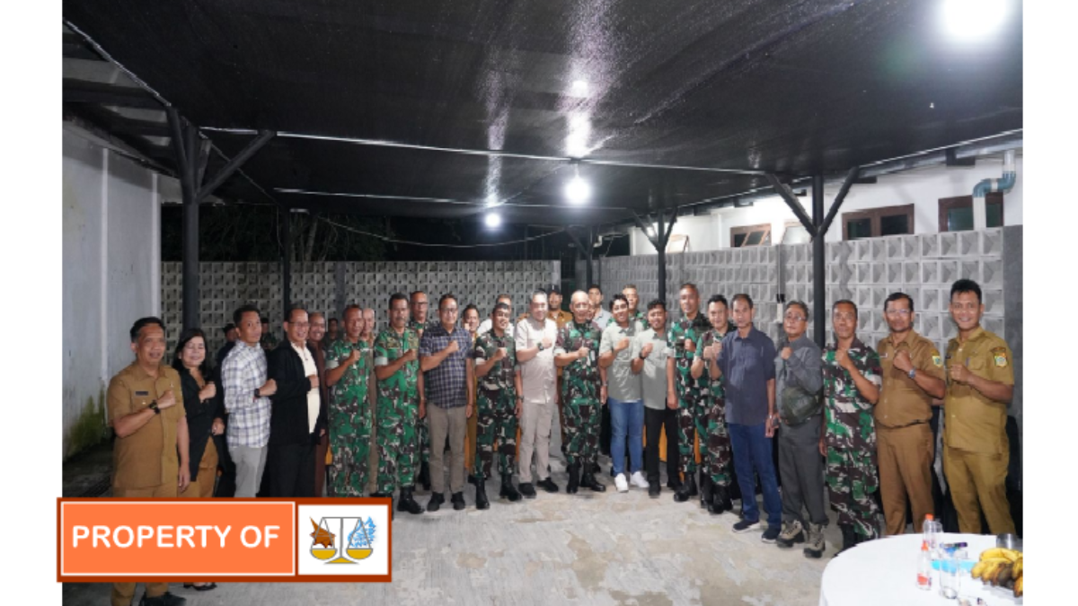 Bupati Pakpak Bharat Menerima kunjungan kerja Tim Survey kementerian pertahanan RI