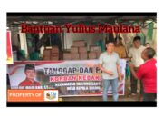 Calon Bupati Lahat Yulius Maulana Salurkan Bantuan Kepada Korban Kebakaran di Desa Kepala Siring Kecamatan Pumi