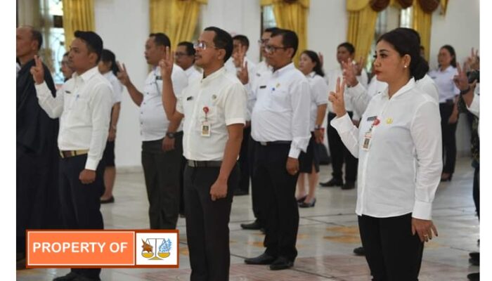 Pj Sekda Humbahas Lantik 25 Orang Pejabat Administrator, Pengawas dan Kepala Sekolah