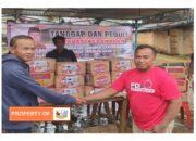 Cabup Lahat Yulius Maulana Berikan Bantuan Korban Musibah Kebakaran di Tanjung Sakti’ Pumi