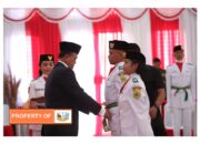 Bupati Pakpak Bharat melalui Wabup Kukuhkan Paskibra Tahun 2024