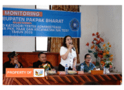 Bupati bersama ketua TP PKK Pakpak Bharat monitoring ke kantor camat STTU julu