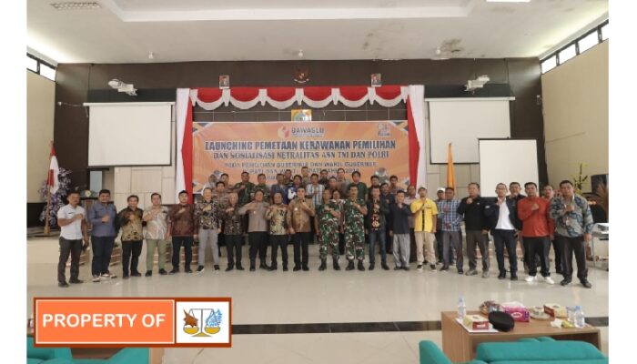 Bawaslu Pakpak Bharat gelar  Launching Pemetaan kerawanan dan Netralisasi ASN,TNI POLRI jelang Pilkada