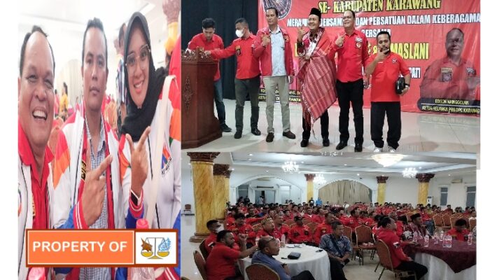 Pemuda Batak Bersatu  PBB DPC Kab Karawang Deklarasi, Menyatakan sikap Dukung Paslon No 02 H.Aep-Maslani