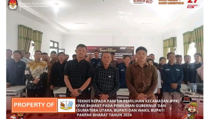 KPU kabupaten Pakpak Laksanakan Kegiatan Fasilitator Bimbingan Teknis PPPK