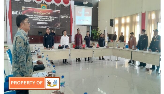 KPU kabupaten Pakpak Bharat gelar persiapan penyusunan materi Debat Publik pemilihan Bupati dan wabup Tahun 2024