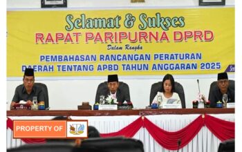 Bupati Humbahas Sampaikan Jawaban Atas Pemandangan Umum Fraksi-Fraksi DPRD Tentang R-APBD 2025