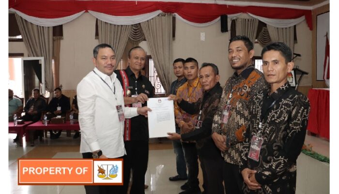 KPU kabupaten Pakpak Bharat gelar Rapat pleno terbuka penetapan pasangan calon Terpilih Bupati dan Wabup Tahun 2024