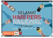 Staf Kementrian Desa Agus Saepulloh Mengucapkan Selamat Hari Pers Nasional