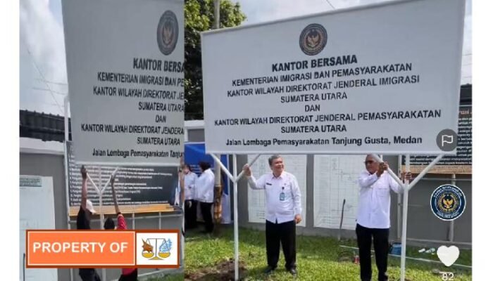 Kakanwil Ditjenim Dan Kakanwil Ditjenpas Sumut Tinjau Rupbasan Medan