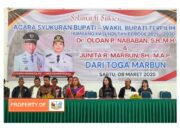 Toga Marbun Doakan Dr Oloan P. Nababan SH MH dan Junita Rebeka Marbun SH M.AP Melayani di Humbang Hasundutan