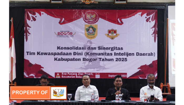 Bakesbangpol Kabupaten Bogor Perkuat Sinergitas Intelijen Daerah Demi Terwujudnya Kondusifitas dan Ketahanan Wilayah