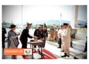 Bupati Bersama Wabup Pakpak Bharat Hadiri Upacara peringatan HUT Bhayangkara