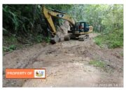 BPBD Humbahas Tangani Longsor Di Desa Parmonangan Kecamatan Pakkat.