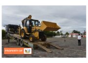 Tanggap Darurat ‘Backhoe Loader’ Tiba di Kabupaten Humbang Hasundutan