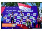 Bonarges Ratag rider asal Papua Barat persempahkan medali juara Aquabike  dihari ulang tahun Indonesia ke 80