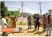 Pemkab Toba dan PT.TPL Tinjau Pembangunan Jembatan Penghubung di Tanjung Pasir