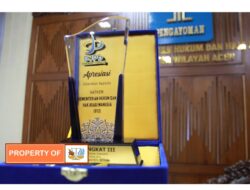 BEREH, Kanwil Kemenkumham Aceh Raih Penghargaan IKPA Terbaik Triwulan III tahun 2O22