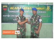 Acara Pisah Sambut Dansubdenpom Belawan Penuh Rasa Haru