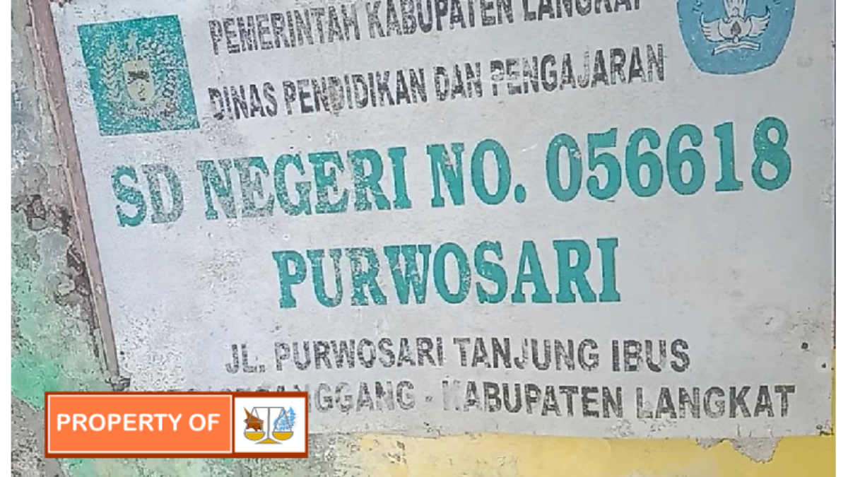 Diduga Satu Kepala Sekolah Pimpin Dua SD di Langkat, Kondisi Bangunan Rusak Parah dan Dana BOS Dipertanyakan