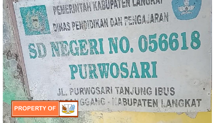 Diduga Satu Kepala Sekolah Pimpin Dua SD di Langkat, Kondisi Bangunan Rusak Parah dan Dana BOS Dipertanyakan