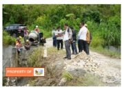 Bupati Humbahas Tinjau Progres Rekonstruksi Jalan di Parlilitan dan Tarabintang