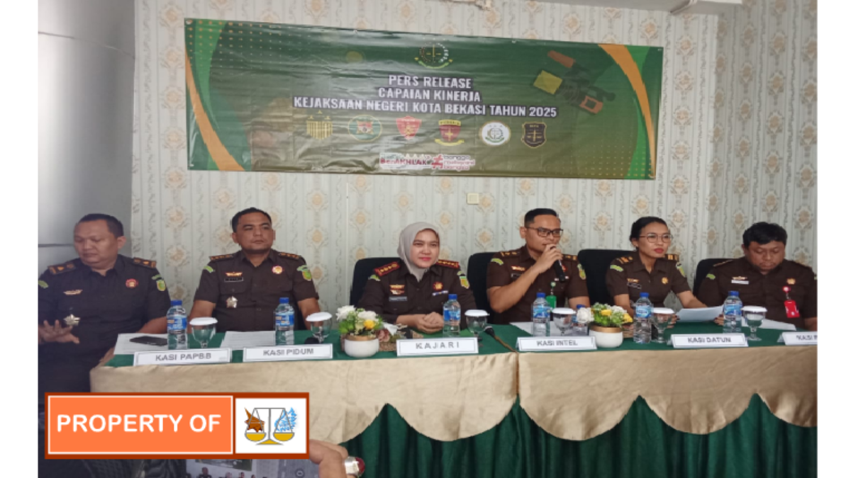 Sepanjang Tahun 2025, Kejari Kota Bekasi Pulihkan Keuangan Negara Rp 53,9 Miliar