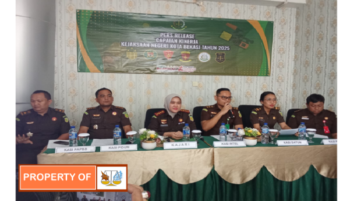Sepanjang Tahun 2025, Kejari Kota Bekasi Pulihkan Keuangan Negara Rp 53,9 Miliar
