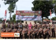 Kapolres Humbahas Pimpin Upacara Kenaikan Pangkat Personel Polri TMT 1 Juli Tahun 2022