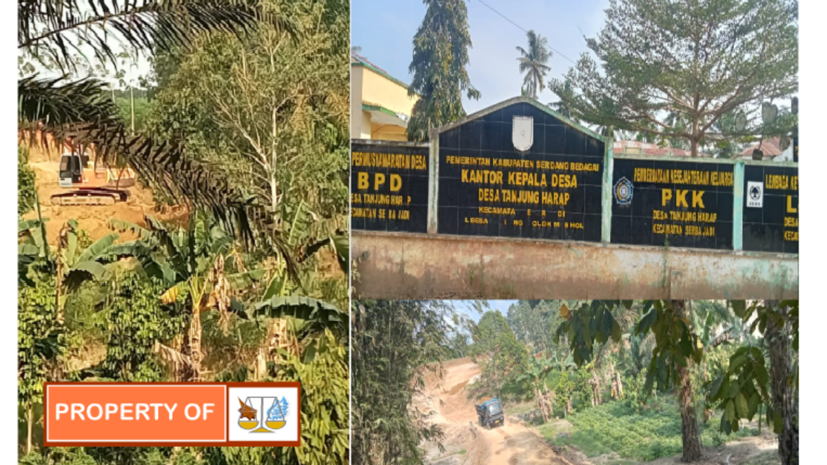 Dugaan Galian C Ilegal di Tanjung Harap Serba Jadi Sergai Milik Pribadi Meresahkan Warga Pengguna Jalan Umum
