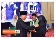 Bupati Mura Hadiri Rapat Paripurna DPRD Dalam Rangka Peresmian Pengangkatan Sri Sunarsi Sebagai PAW DPR Mura