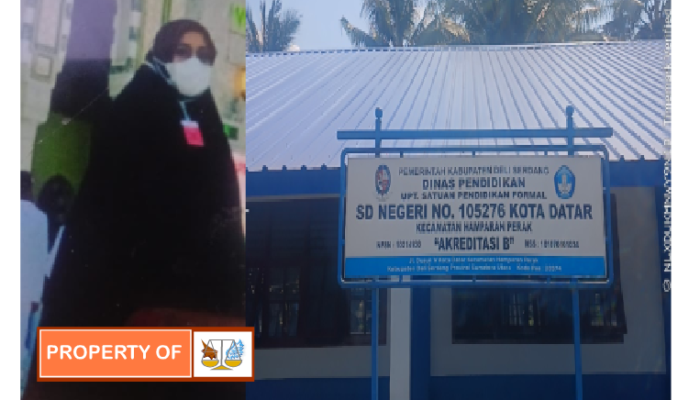 Dikonfirmasi Media Post Keadilan, Kepsek SDN 105276 Kota Datar Tegaskan Seluruh Pekerjaan Revitalisasi Berizin Kementerian