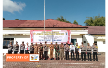 Sekdakab Pakpak Bharat  hadiri apel gelar  pasukan operasi keselamatan tahun 2026