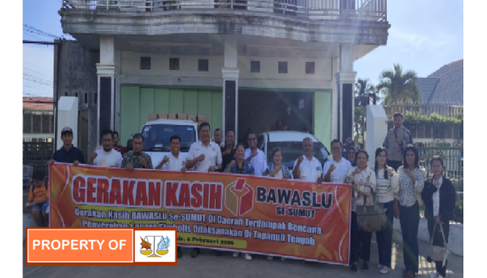 Bawaslu Provinsi dan Kabupaten/Kota se-Sumut Gelar Syukuran Tahun Baru dan Gerakan Kasih bagi Korban Bencana Alam