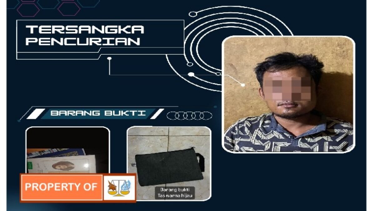 Pencuri Beraksi Di Rumah Kosong, Satreskrim Sungai Raya Ringkus