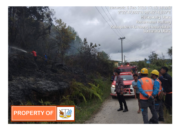 Damkar Humbahas Berhasil Padamkan Api Yang Menghanguskan Lahan 2 Hektar di Pollung