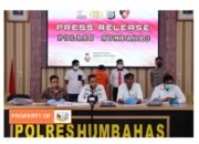 Gelar Press Release Pengungkapan Kasus Pembunuhan, Kapolres Humbahas Jelaskan Motif Pelaku