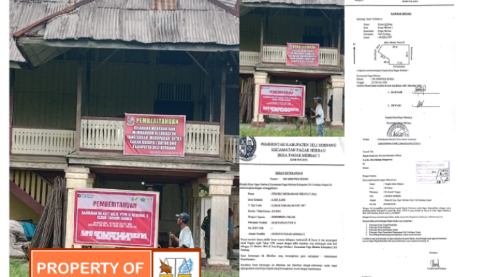Diduga Kades Pagar Merbau I Kongkalikong Bersama BS Keluarkan Surat Keterangan Palsu Untuk Kuasai Lahan HGU.