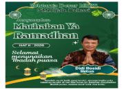Keluarga MKKS SMA Kab.Bekasi Mengucapkan Selamat Menunaikan Ibadah Puasa Ramadhan 1447 H -2026 M