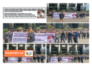 Beredar Vidio Aksi Demo di KPK dibagikan di grup Whatsapp Tangkap Untung dan Cik Ujang