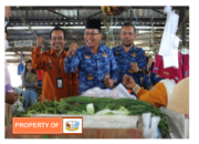 Sekdakab Pakpak Bharat bersama kepala BPS kunjungi pasar Klohi