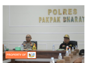 Sekda Pakpak Bharat mengikuti  peresmian 1.179 SPPG polri dan 18 gudang Ketapang melalui virtual zoom