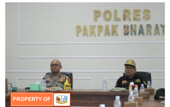 Sekda Pakpak Bharat mengikuti  peresmian 1.179 SPPG polri dan 18 gudang Ketapang melalui virtual zoom