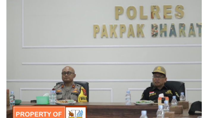 Sekda Pakpak Bharat mengikuti  peresmian 1.179 SPPG polri dan 18 gudang Ketapang melalui virtual zoom