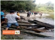 Seorang Pemuda Desa Sion Timur Parlilitan Terpeleset Hanyut kesungai Saat Menjala Ikan