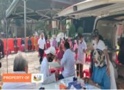 HUT ke-76 Bhayangkara, Batalyon D Pelopor Satbrimob Polda Metro Jaya Gelar Pengobatan Gratis.