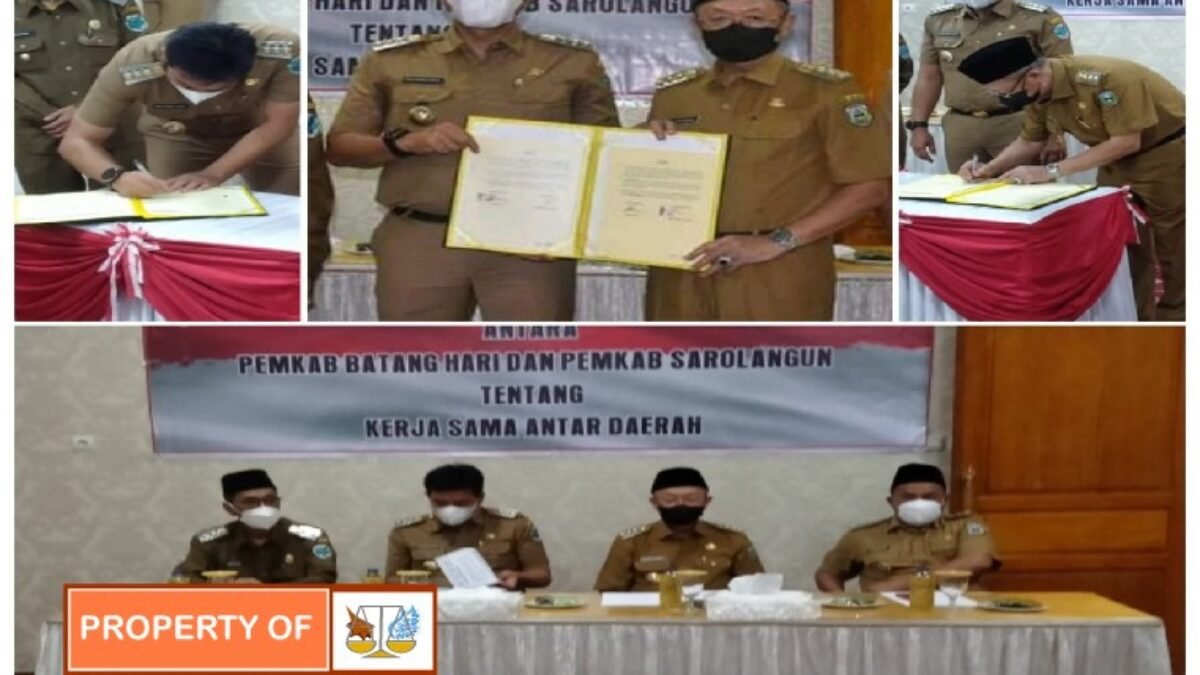 Kerjasama Pemkab Sarolangun dan Pemkab Batang Hari Fokus Peningkatan Pelayanan Kepada Masyarakat